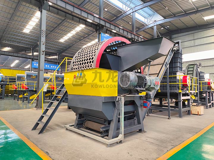 废弃轮胎回收生产线